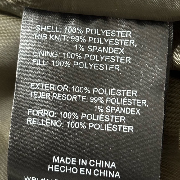 WEATHERPROOF Jacket Diamond Quilted Cropped Bomber Jacket--M - Picture 13 of 15